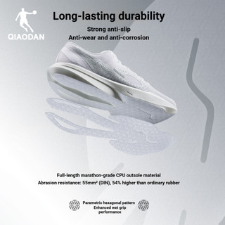 Qiaodan WIND SL Giày Chạy Bộ Nữ Rộng FitShock Hấp Thụ Thoáng Khí ArchSupport QDB022262269