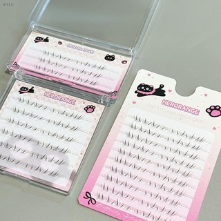 [Hàng có sẵn]✨️✨️Không Cần Keo DIY Lông Mi Giả Đáy Đen Cụm Mi Cho Acation Salon Chụp Ảnh