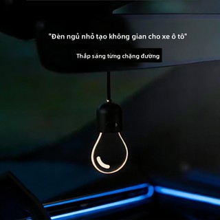SEAMETAL LED Bóng Đèn Ô Tô Nội Thất Ô Tô Mặt Dây Chuyền Ánh Sáng Xe Phía Sau Mirrior Phụ Kiện Cho Xe Ô Tô Xe Kéo Xe Tải