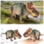 Công Viên Kỷ Jura Đồ Chơi Khủng Long Thực Tế Mô Hình Động Vật Chắc Chắn Triceratops Trẻ Em Quà Tặng Hình Sưu Tập Vật Trang Trí
