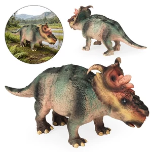 Công Viên Kỷ Jura Đồ Chơi Khủng Long Thực Tế Mô Hình Động Vật Chắc Chắn Triceratops Trẻ Em Quà Tặng Hình Sưu Tập Vật Trang Trí