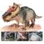 Công Viên Kỷ Jura Đồ Chơi Khủng Long Thực Tế Mô Hình Động Vật Chắc Chắn Triceratops Trẻ Em Quà Tặng Hình Sưu Tập Vật Trang Trí