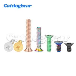 Titan Ti Bolt M5x10 15 20 25 30 35 40 45 50 55 60mm Torx Flat Countersunk Đầu Vít Cho Xe Đạp Xe Máy Ô Tô