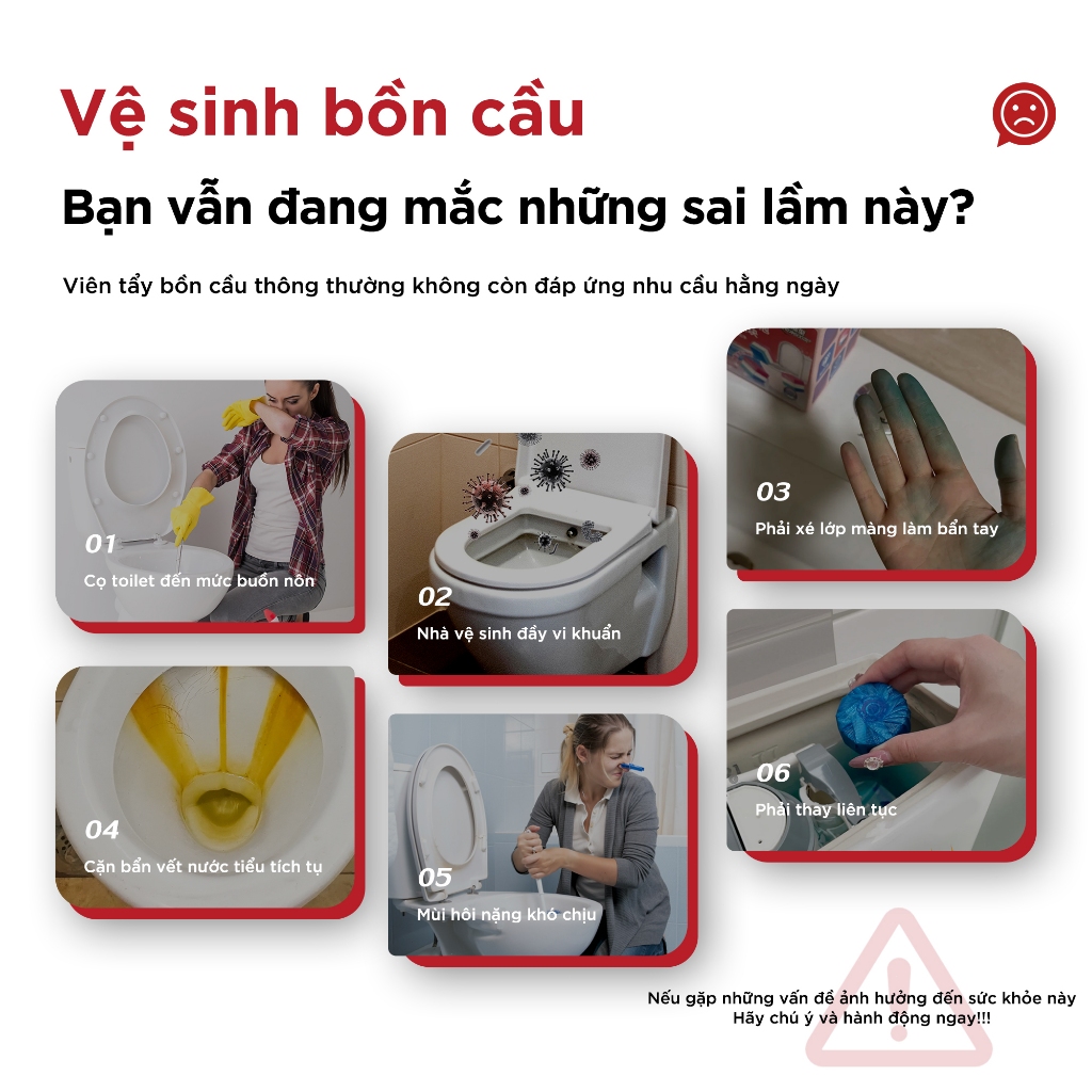 Viên Sạch Bồn Cầu JASMENN - Khử Mùi Diệt Khuẩn - Sạch Khuẩn - Tẩy Mảng Bám - Viên Thả Bồn Cầu