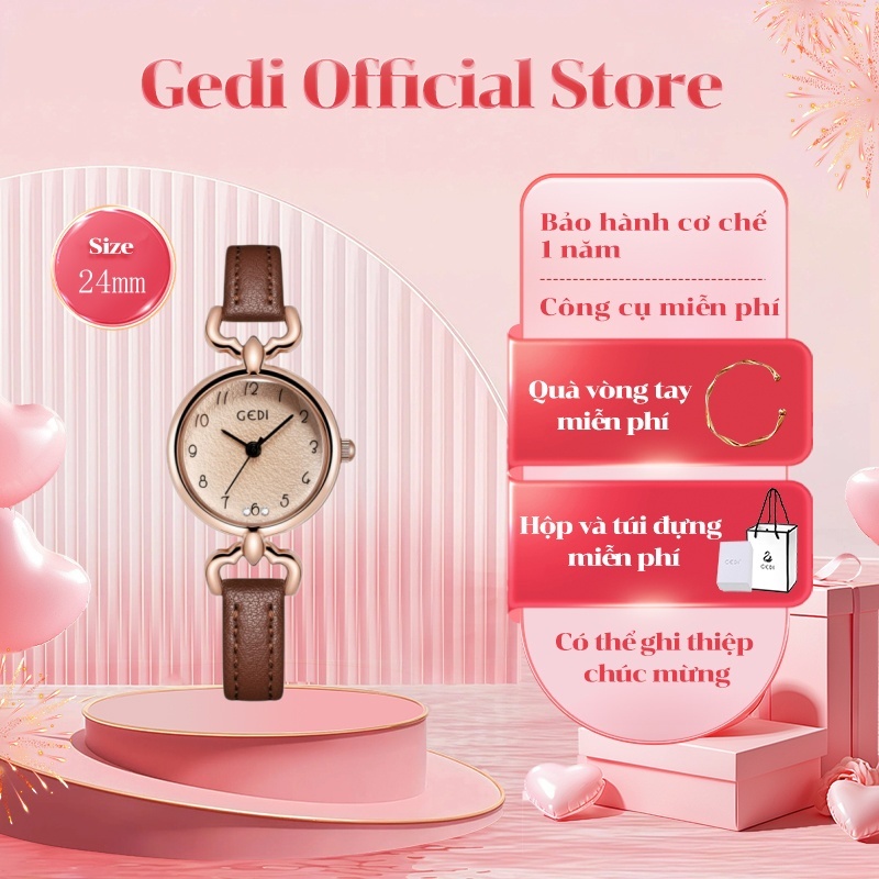 Đồng hồ nữ GEDI 31024 thời trang