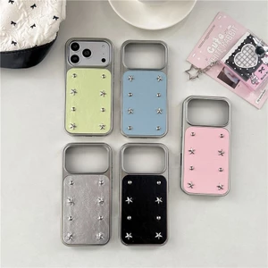 Ốp điện thoại chất liệu PU mờ cho iPhone 17 Pro max Bolt Star