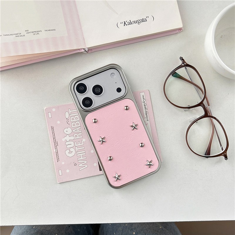 Ốp điện thoại chất liệu PU mờ cho iPhone 17 Pro max Bolt Star