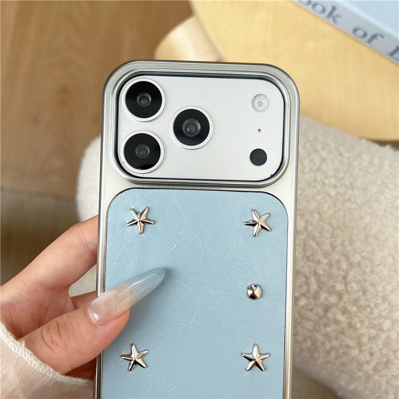 Ốp điện thoại chất liệu PU mờ cho iPhone 17 Pro max Bolt Star