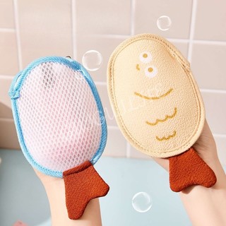 Túi lưới tạo bọt xà phòng hai mặt hoạt hình – Túi lưới bong bóng Lather giàu có để rửa mặt và cơ thể