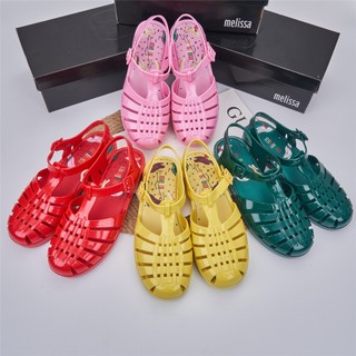 Giày Melissa Brazil Giày Kẹo Dệt Màu La Mã Giày Đi Biển