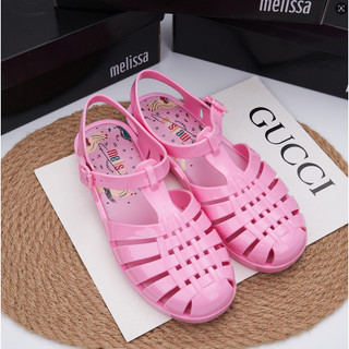 Giày Melissa Brazil Giày Kẹo Dệt Màu La Mã Giày Đi Biển