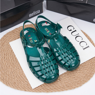 Giày Melissa Brazil Giày Kẹo Dệt Màu La Mã Giày Đi Biển