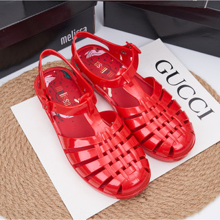 Giày Melissa Brazil Giày Kẹo Dệt Màu La Mã Giày Đi Biển