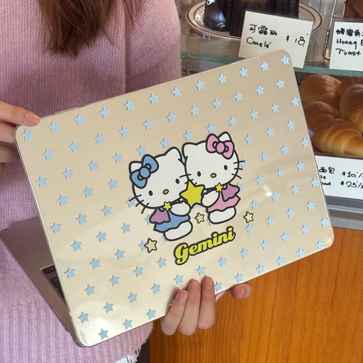 2026 Ốp In Hình Kitty Dễ Thương Cho Macbook Neo A3404 Air 13 Inch M5 A3449 Air 15 Inch M5 A34448 Air13 '' M4 A3240 Pro14 '' M5 A3434 A3427 A3426 Pro16 M5 Air M1 A2337 Pro13 M1 M2 A2338