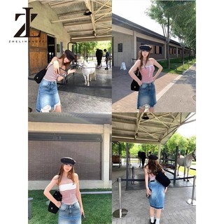 ZHELIHANGFEI Áo Vest ống sọc dệt kim mỏng vừa vặn