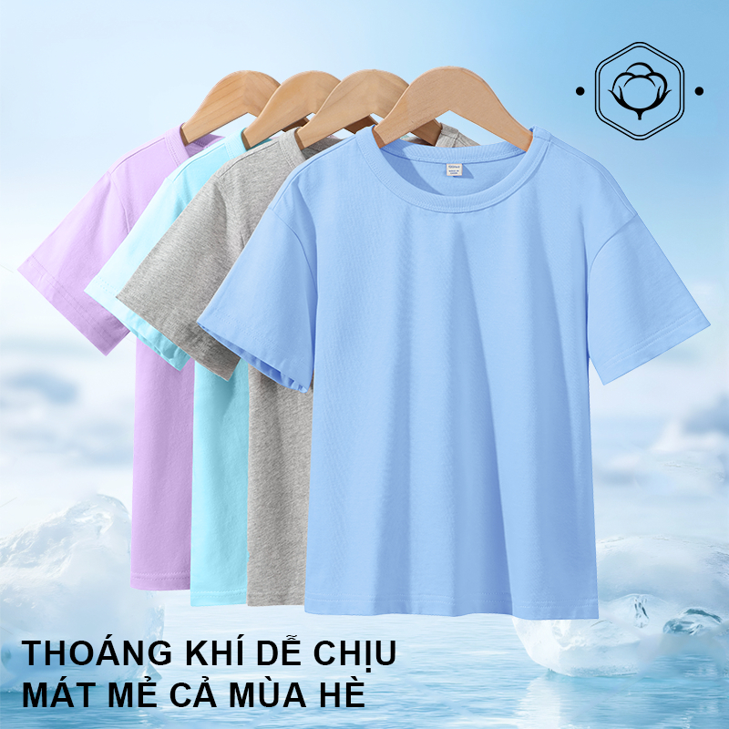 W.G.Q Áo thun bé gái，vải Cotton 100% có in，mềm mại thoải mái，thấm mồ hôi thoáng khí，phong cách bán chạy mùa hè