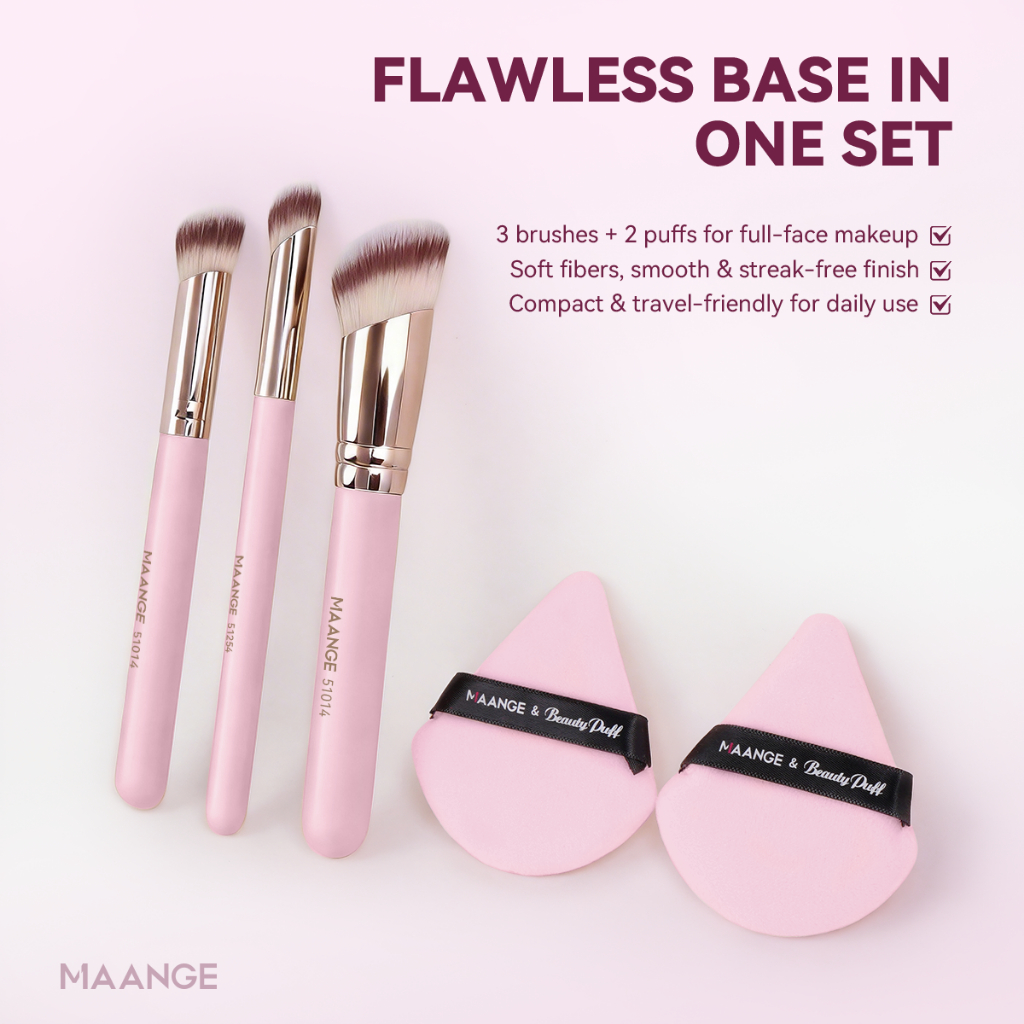 Bộ cọ makeup cá nhân MAANGE cho kem nền che khuyết điểm 51254
