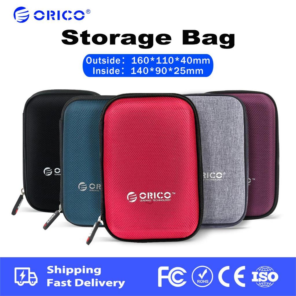 ORICO - Túi nylon nhỏ đựng cáp sạc, bảo vệ ổ cứng/tai nghe (PHD-25)