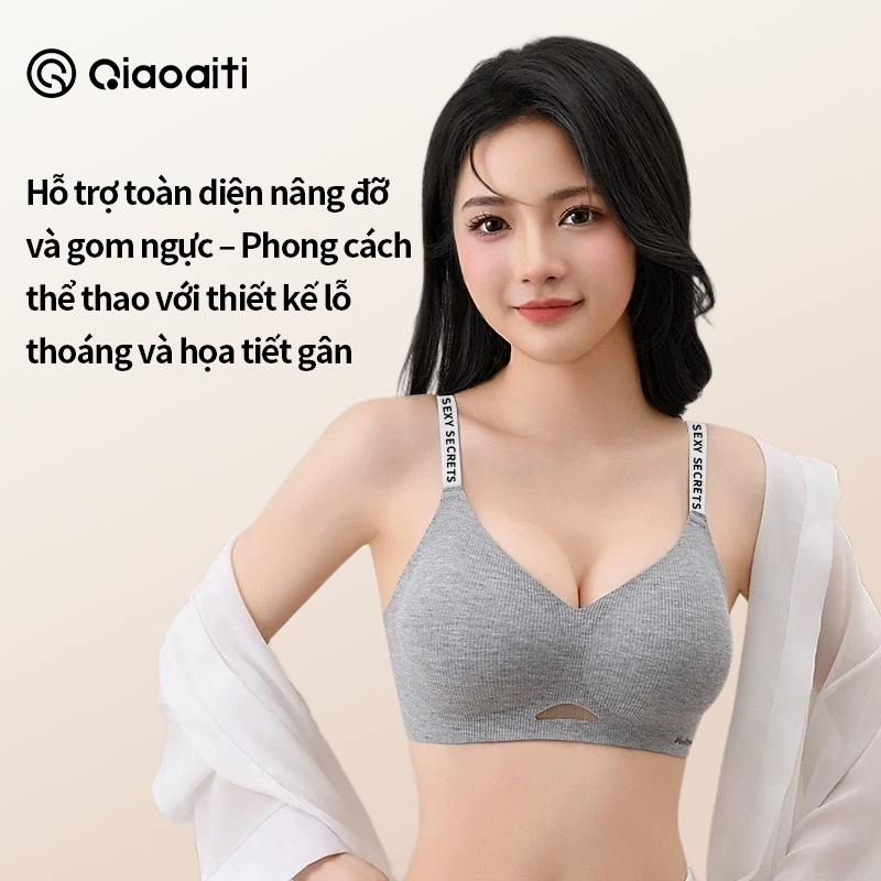 Qiaoaiti Áo Ngực Nữ, Nâng Và Hỗ Trợ Liền Mạch, Không Dây, Định Hình Và Có Thể Điều Chỉnh Loại