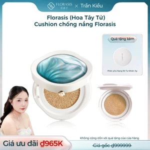 【Trần Kiều 96 livestream】Florasis (Hoa Tây Tử)Cushion Chống Nắng Rạng rỡ tự nhiên 13g SPF50+ PA++++ Chống nắng, che khuyết điểm, lâu trôi không xuống tông