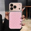 Ốp lưng cứng họa tiết vải lanh chấm bi tương thích cho iPhone 13 14 pro max 15 pro max 16 pro max 17pro max
