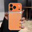 Ốp lưng cứng họa tiết vải lanh chấm bi tương thích cho iPhone 13 14 pro max 15 pro max 16 pro max 17pro max