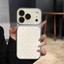 Ốp lưng cứng họa tiết vải lanh chấm bi tương thích cho iPhone 13 14 pro max 15 pro max 16 pro max 17pro max