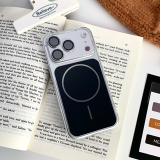 Ốp điện thoại từ tính giả màu chính hãng phù hợp cho iPhone 13 14 15 16 17 Pro Max bao gồm tất cả vỏ silicon chống rơi