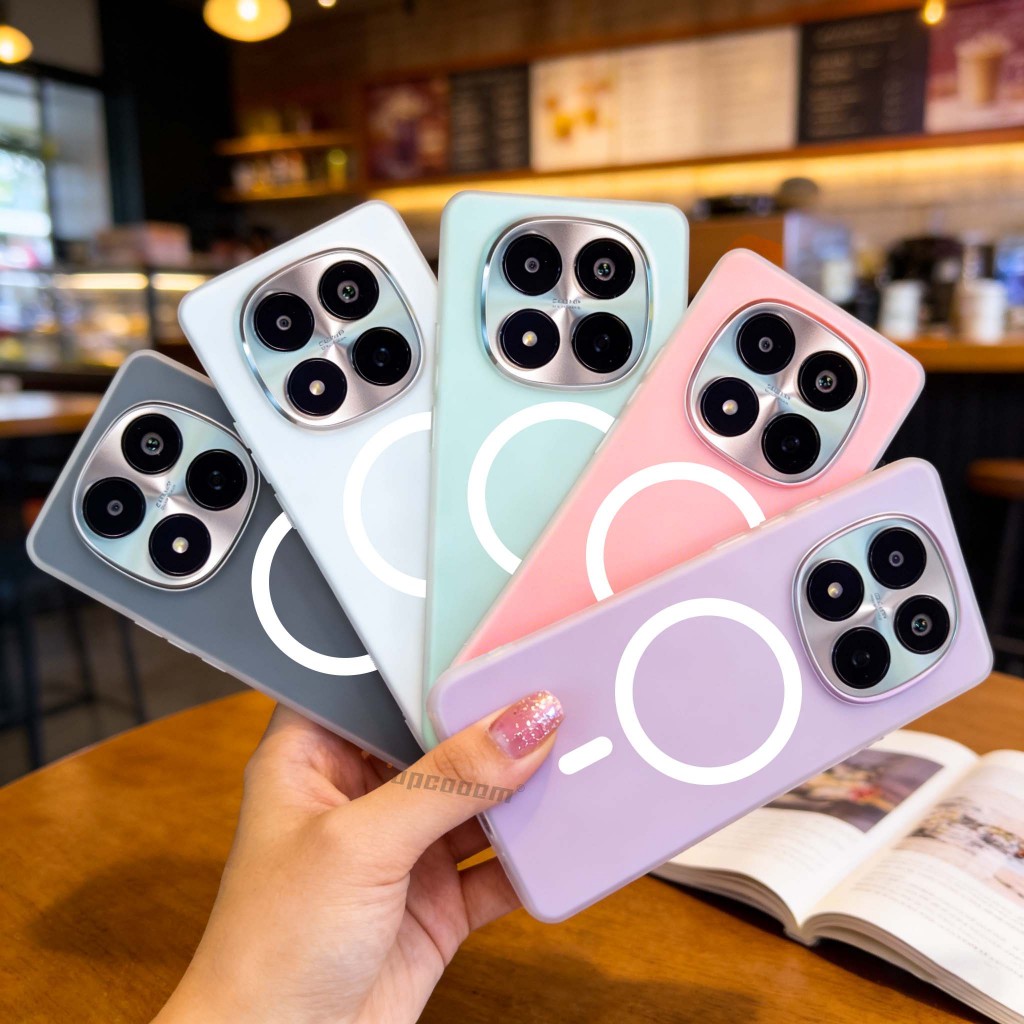 Vỏ TPU 2 trong 1 Candy Jelly từ tính cho Redmi Note 15 15 Pro Plus 4G 5G Vỏ bảo vệ điện thoại chống sốc