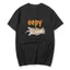Áo thun thời trang Hip Hop Retro 100% cotton, thiết kế graphic dễ thương, phù hợp dạo phố mùa xuân hè