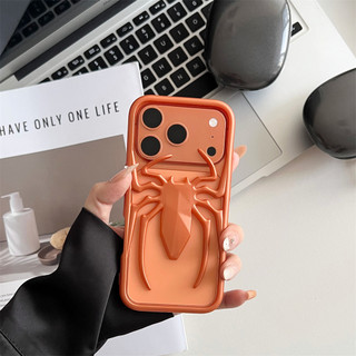 Dành Cho iPhone 17 16 15 Pro Max Cool Spider Ốp lưng iPhone 12 13 14 Pro Max Plus Matte Mềm TPU Ốp Lưng