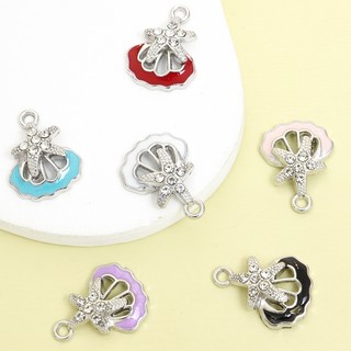 Phụ Kiện Thời Trang Mùa Hè - Thiết Kế Sao Biển Và Vỏ Sò Với Kim Cương Giả, Perfect Cho Kỳ Nghỉ Biển
