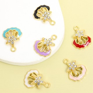 Phụ Kiện Thời Trang Mùa Hè - Thiết Kế Sao Biển Và Vỏ Sò Với Kim Cương Giả, Perfect Cho Kỳ Nghỉ Biển