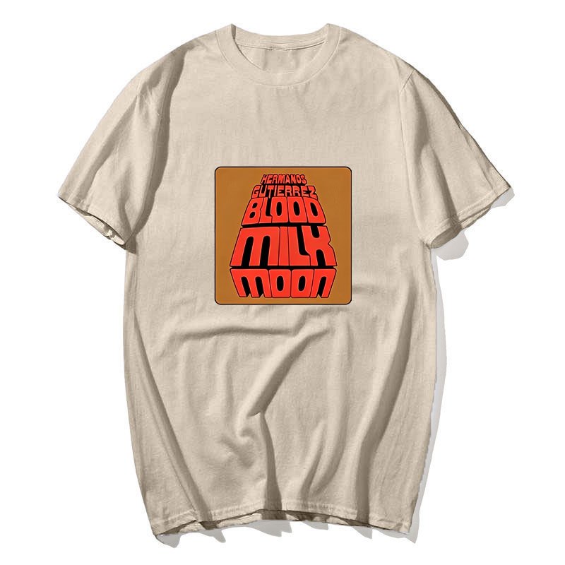 Áo Thun Nam Unisex Oversized Cotton, Phong Cách Y2K, Cổ Tròn Tay Ngắn