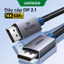 Cáp DisplayPort UGREEN 2.1 DP2.0 80Gbps Hỗ trợ 16K @ 60Hz 8K @ 240Hz 4K @ 240Hz HDR, HDCP, DSC 1.2a, Dây cáp cổng hiển thị bện Tương thích FreeSync Video G-Sync