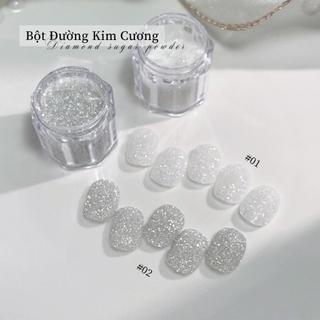 Bút Bắt Sáng Màu Trắng Bạc, 3D, Bột Lấp Lánh, Kim Cương Mịn, Bụi Lấp Lánh Đường, Để Trang Trí Móng Tay Nghệ Thuật Và Tự Làm