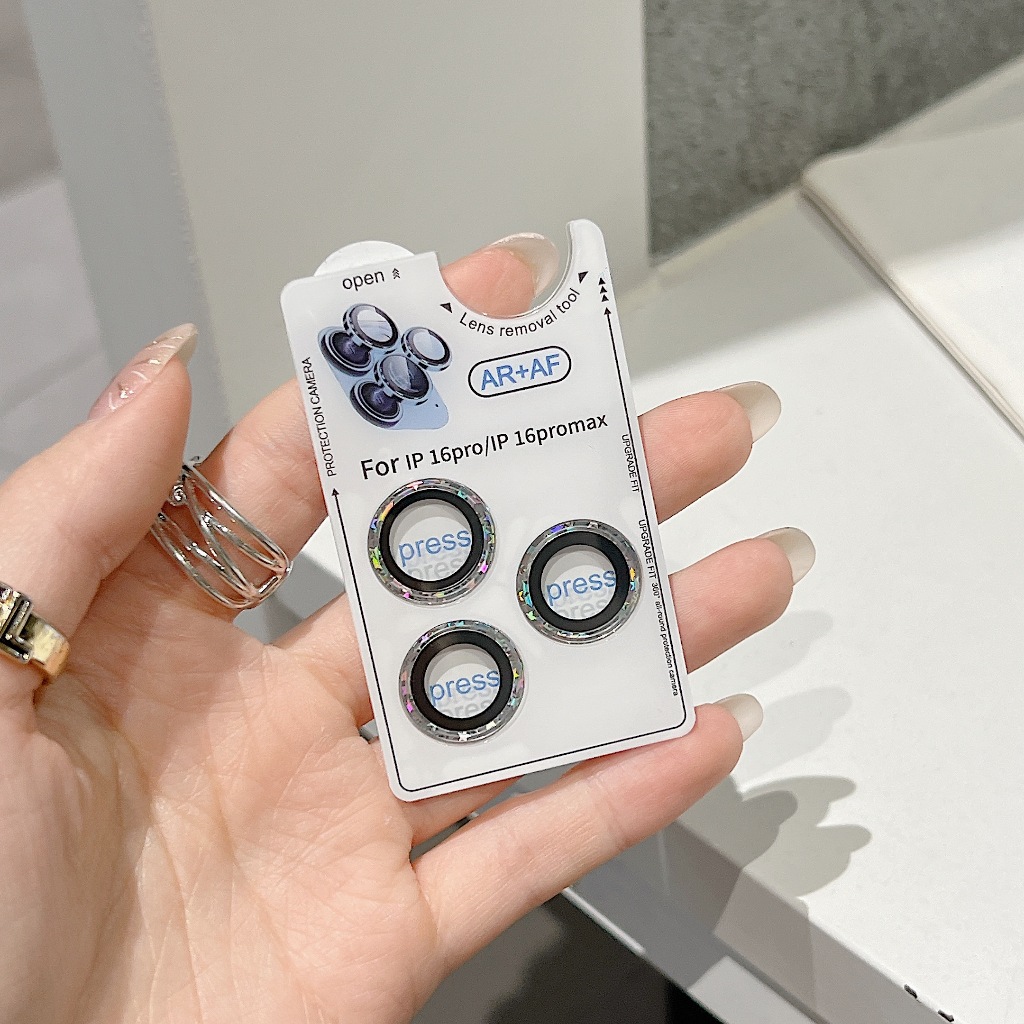 Bảo Vệ Ống Kính iPhone 17Pro Max/16pro/15  & 14/13/12Mini/11 | AR Chống Chói Ánh, Chống Vân Tay, Phủ Toàn Màn, Chống Nước Bụi - Siêu Mỏng 0.33mm