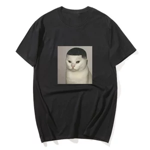 Áo Thun Nam Nữ Cutie Cat Meme, Tay Ngắn Phù Hợp Mùa Hè