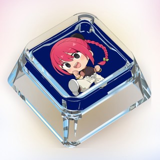 SAKAMOTO NGÀY Keycaps Hoạt Hình Dễ Thương Tùy Chỉnh Keycaps Bàn Phím Cơ Trong Suốt Keycaps