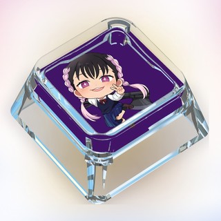 SAKAMOTO NGÀY Keycaps Hoạt Hình Dễ Thương Tùy Chỉnh Keycaps Bàn Phím Cơ Trong Suốt Keycaps