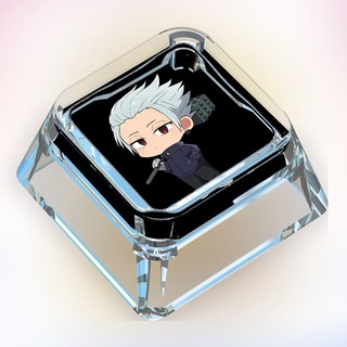 SAKAMOTO NGÀY Keycaps Hoạt Hình Dễ Thương Tùy Chỉnh Keycaps Bàn Phím Cơ Trong Suốt Keycaps