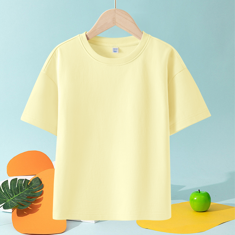 W.G.Q Áo thun bé gái，vải Cotton 100% in hình trái tim，mềm mại thoải mái，thấm mồ hôi thoáng khí，phong cách bán chạy mùa hè