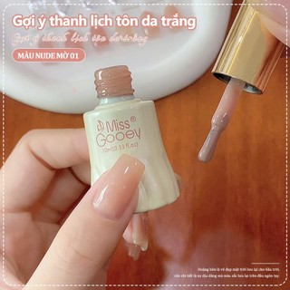 Miss Gooey Pure Nude Semi-Sheer Gel Khỏa Thân Móng Tay Nghệ Thuật Thiết Kế Khuyến Nghị 2026 Hot Nhất Khỏa Thân Móng Tay Nghệ Thuật Thiết Kế