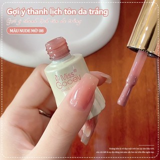 Miss Gooey Pure Nude Semi-Sheer Gel Khỏa Thân Móng Tay Nghệ Thuật Thiết Kế Khuyến Nghị 2026 Hot Nhất Khỏa Thân Móng Tay Nghệ Thuật Thiết Kế