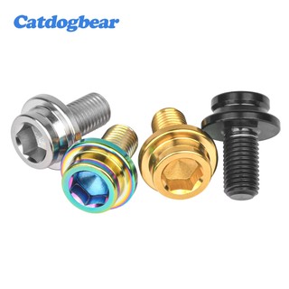 Catdogbear Titanium Bolt M8x15mm Xe đạp bu lông quay có vòng cao su chống nước