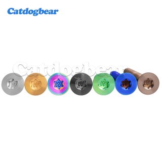 Catdogbear Titan Ti Bolt M6x10 15 20 25 30 35 40 45 50 55 60mm T30 Torx Flat Countersunk Đầu Vít Cho Xe Đạp Xe Máy Ô Tô