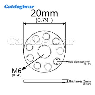 Catdogbear Titan Máy Giặt M6 M8 M10 Phẳng Chín Lỗ Vòng Giặt Ti Khoan Lỗ Miếng Đệm Trang Trí Xe Máy Bu Lông Vít Gioăng