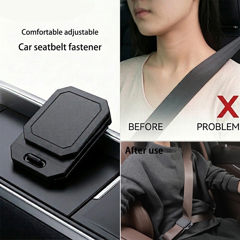 Kẹp dây an toàn ô tô SEAMETAL giữ dây an toàn với giới hạn cố định điều chỉnh đa hướng thoải mái lái xe khóa an toàn tự động
