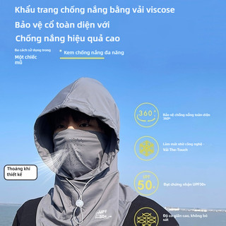 Mũ Bảo Hộ Mặt Toàn Phần Hè - Chống Tia UV, Phù Hợp Đi Bộ Đường Dài Và Cắm Trại