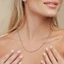 Vòng cổ thép không gỉ xoắn dành cho nam, dày và chống thấm nước, không gây dị ứng